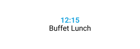 12 15 Buffet Lunch